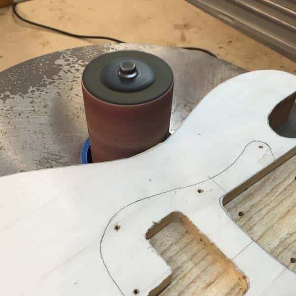 Sanding and Cleaning the Guitar Body