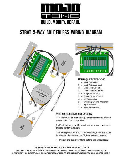 Solderless Wiring Options