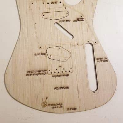 Tips for Creating Custom Guitar Body Templates