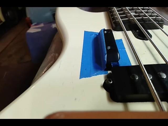 How to Install a Thumb Rest on Your Bass Guitar