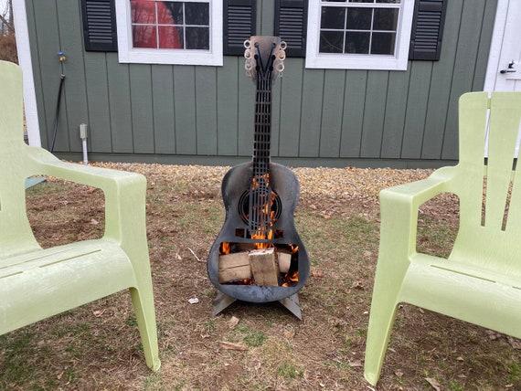 Smokeless Guitar Fire Pit