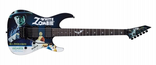 ESP Kirk Hammett Signature White Zombie Graphic Electric Guitar