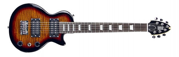 Shredneck Travel Guitar - Vintage Sunburst - Model STVD-VS-min