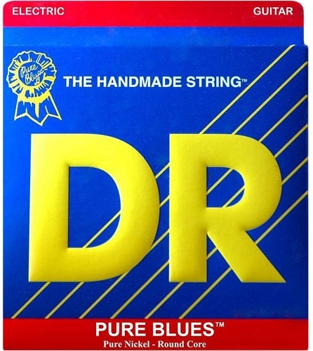 DR Strings Pure Blues Pure Nickel Wrap Round Core 