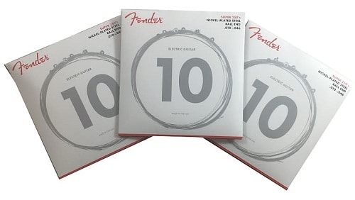 Fender Super 250's Nickel-Plated Steel Strings (3 Sets)