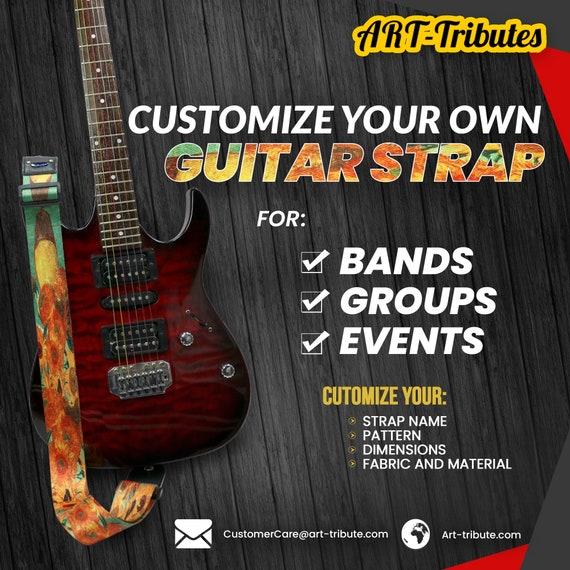 Customization Options for Seatbelt Guitar Straps