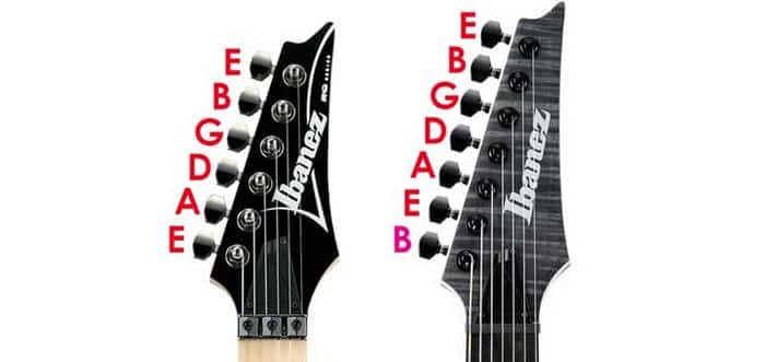 Choosing between 6-string and 7-string Guitar Necks