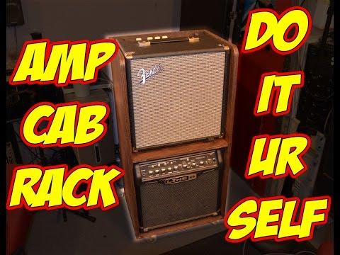 DIY Guitar Amp Shelves