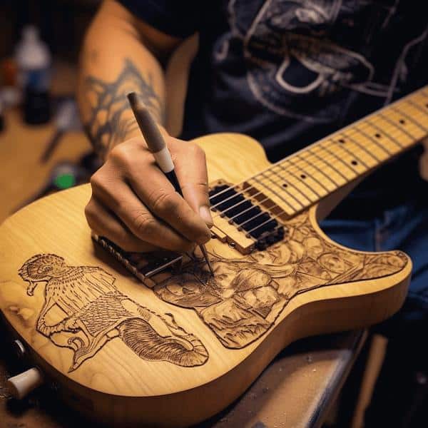 Where to Find Wood Burned Guitars