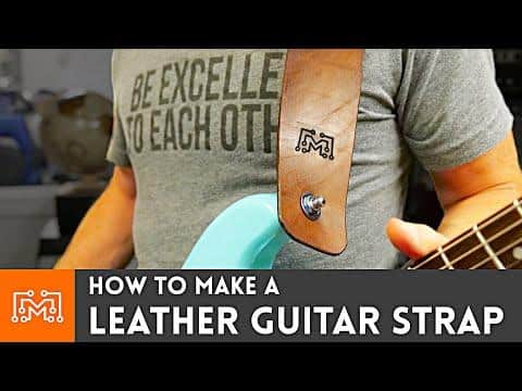 Crafting the Leather Guitar Strap