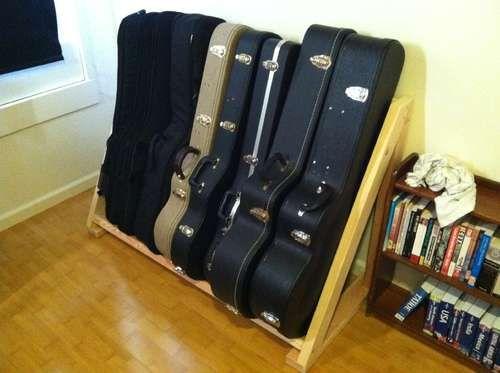 DIY Guitar Case Rack Ideas