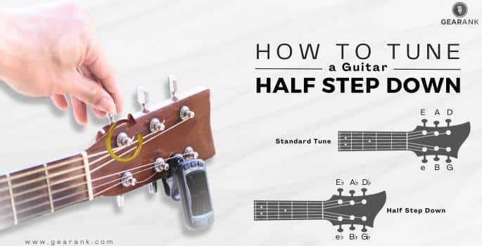 Musical Intervals in Half Step Down Tuning