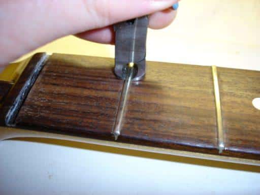 Removing Old Frets
