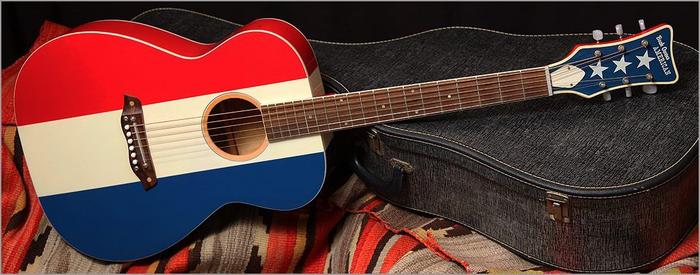 The Red, White, and Blue Guitar