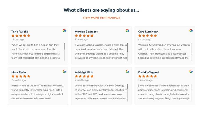 Customer Testimonials