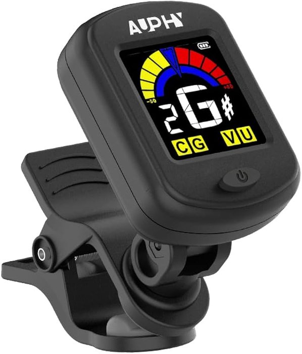 Amazon.com: AUPHY Rechargeable Guitar Tuner Clip-on Tuner, Built ...