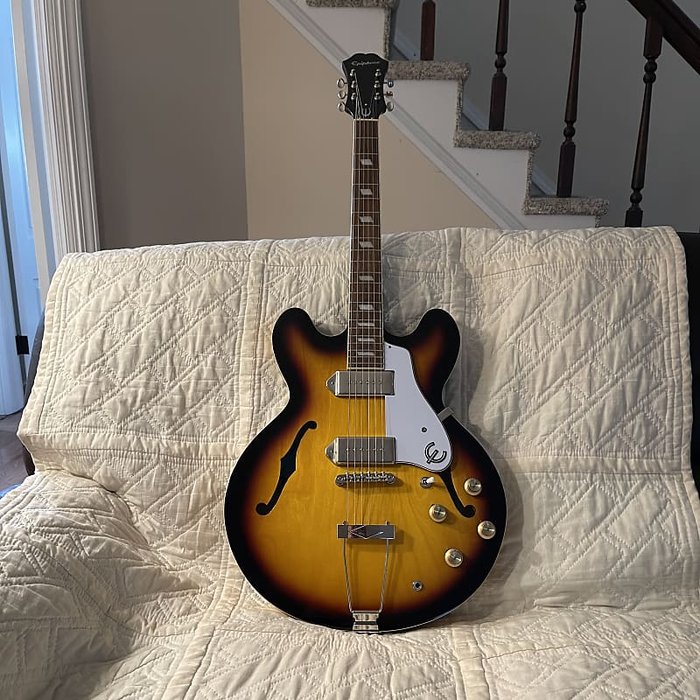 Epiphone Casino 2021-22 Vintage Sunburst
