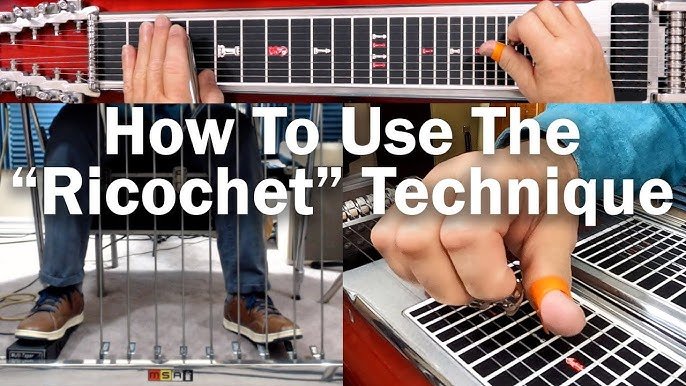 How to use the "Ricochet" Technique | Pedal Steel Guitar Lesson