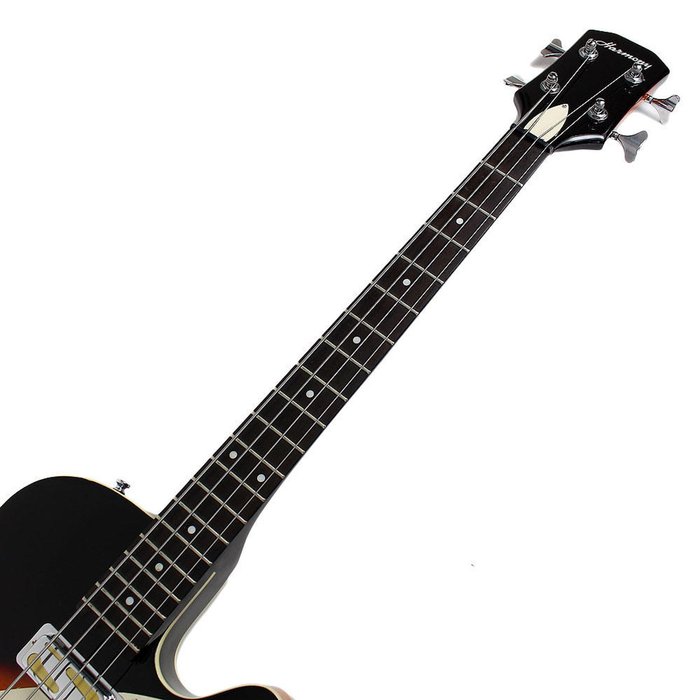 Used Harmony H-22 Semi-Hollow Body Bass in Sunburst | Cream City Music