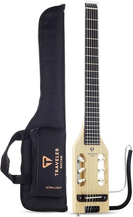 Traveler Guitar Ultra-Light Classical 6 String Acoustic-Electric Guitar,  Right, Maple (ULN MPS)