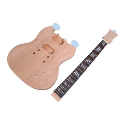 1set Guitar Kit Guitar Body Neck 22 Fret Electric Guitar rosewood Fretboard New | eBay