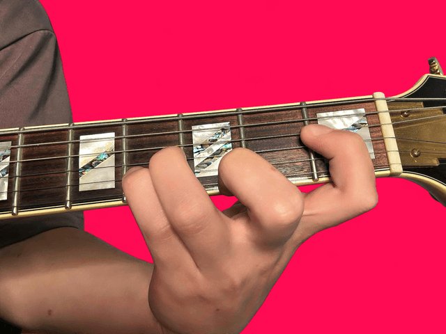 Eb Chord on Guitar - how to play with easy finger positions