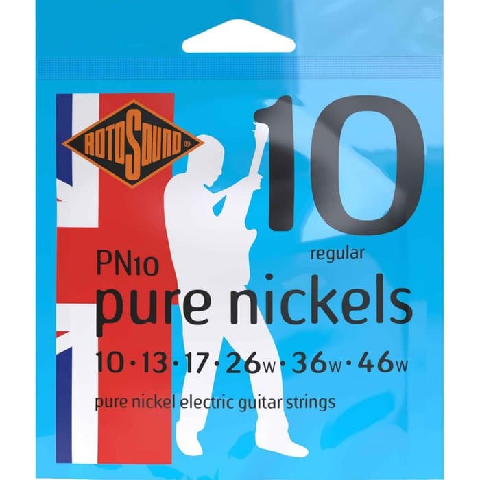 Amazon.com: Rotosound PN10 Pure Nickel Electric Guitar Strings (10-46) : Musical Instruments