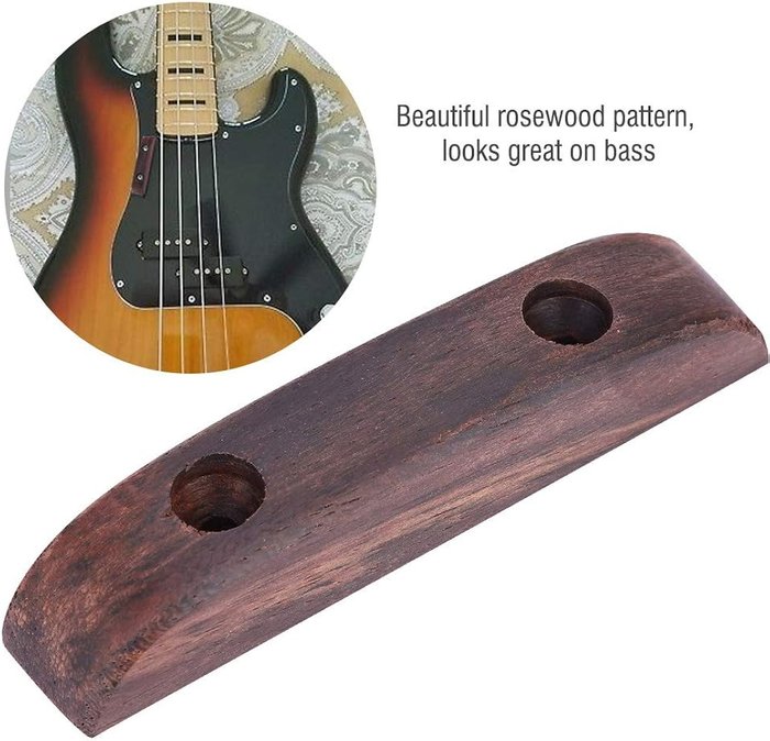 Amazon.com: Thumb Rest for Bass Guitar, Rosewood Finger Rest Suitable for Bass Guitar Accessory : Musical Instruments