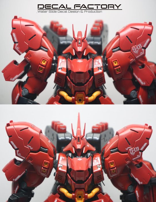 The difference between stickers and water decals.