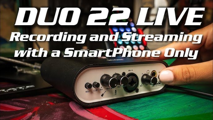Streaming and Recording with the Duo22 Live (Smartphone Only)