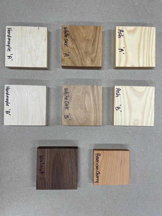 Hardwood Samples | White Oak | Cherry | Walnut | Ash | Maple - Etsy