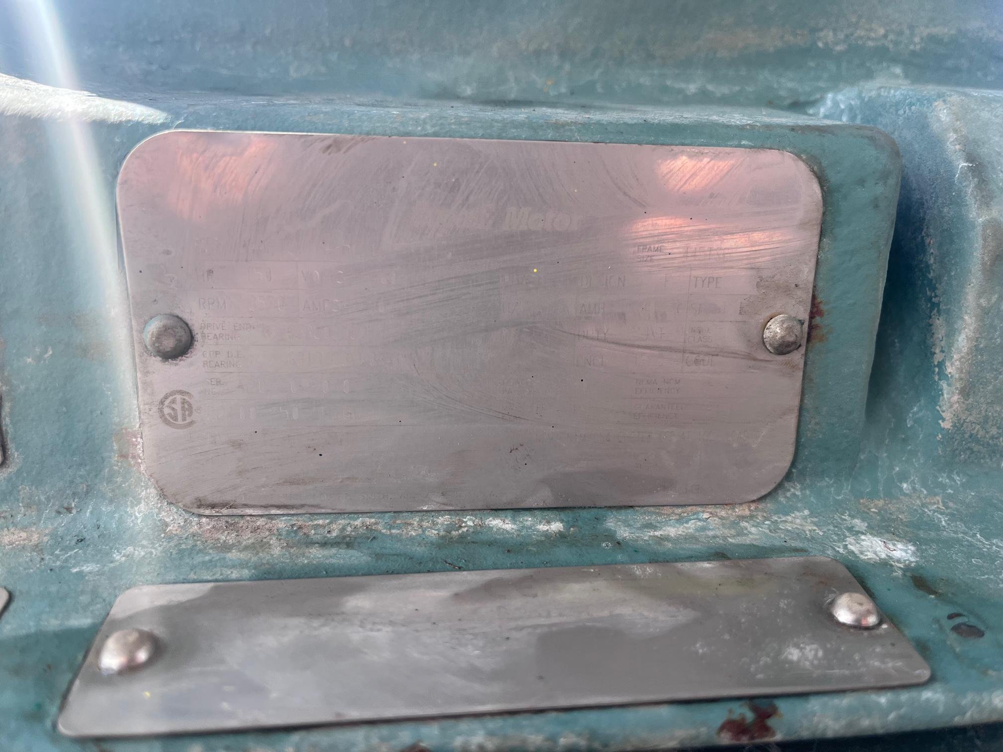 HELP: Any ideas on how to read this faded compressor motor ...